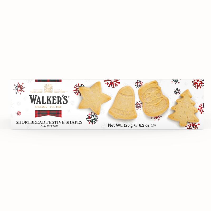 Shortbread Festive Shapes 175g Walkers Shortbread Ltd.
